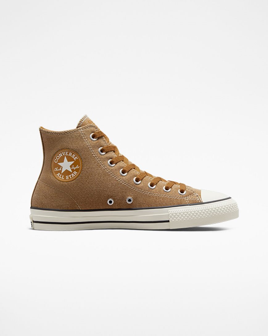 Tenis Skate Converse CONS Chuck Taylor All Star Pro Workwear Masculino Marrom Pretas | PT D0T9P81